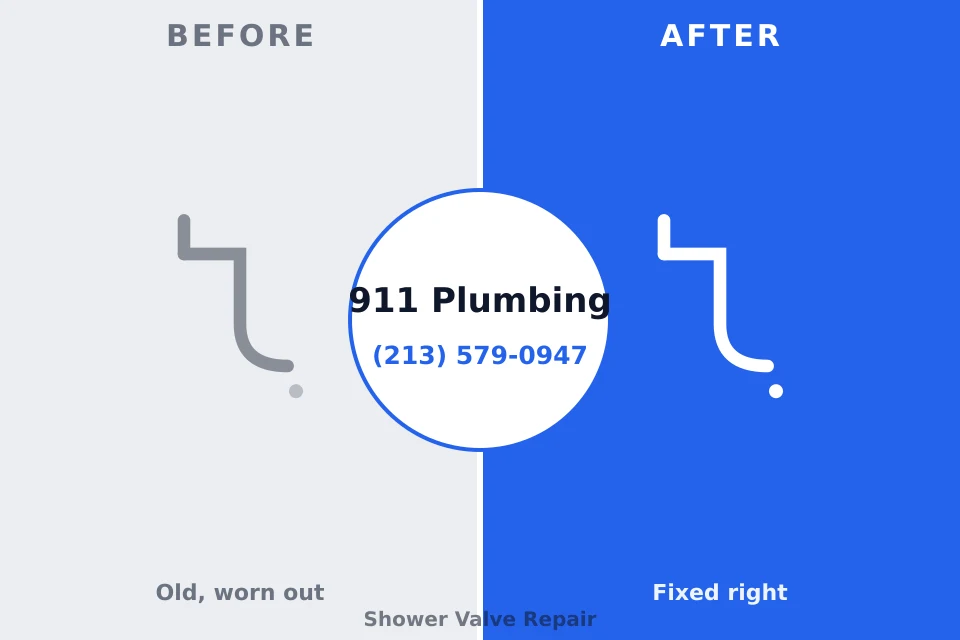 Before and after: plumbing repair Shreveport, LA
